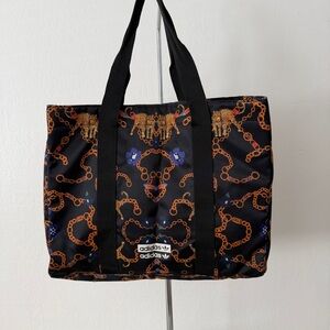 Adidas Women's Shopper Her Studio London Tote Shoulder Bag in Black/Multicolor.